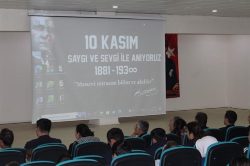 İlçemizde 10 Kasım Anma Programı Düzenlendi